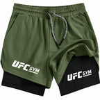 2-Layer MMA Compression Shorts | Muay Thai & Gym Training | SLIM Fit