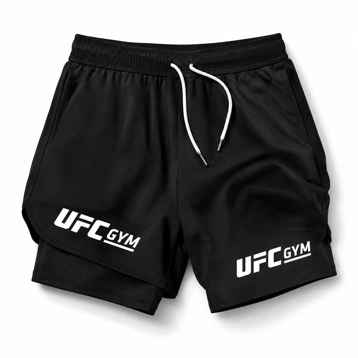 2-Layer MMA Compression Shorts | Muay Thai & Gym Training | SLIM Fit