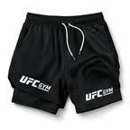 2-Layer MMA Compression Shorts | Muay Thai & Gym Training | SLIM Fit