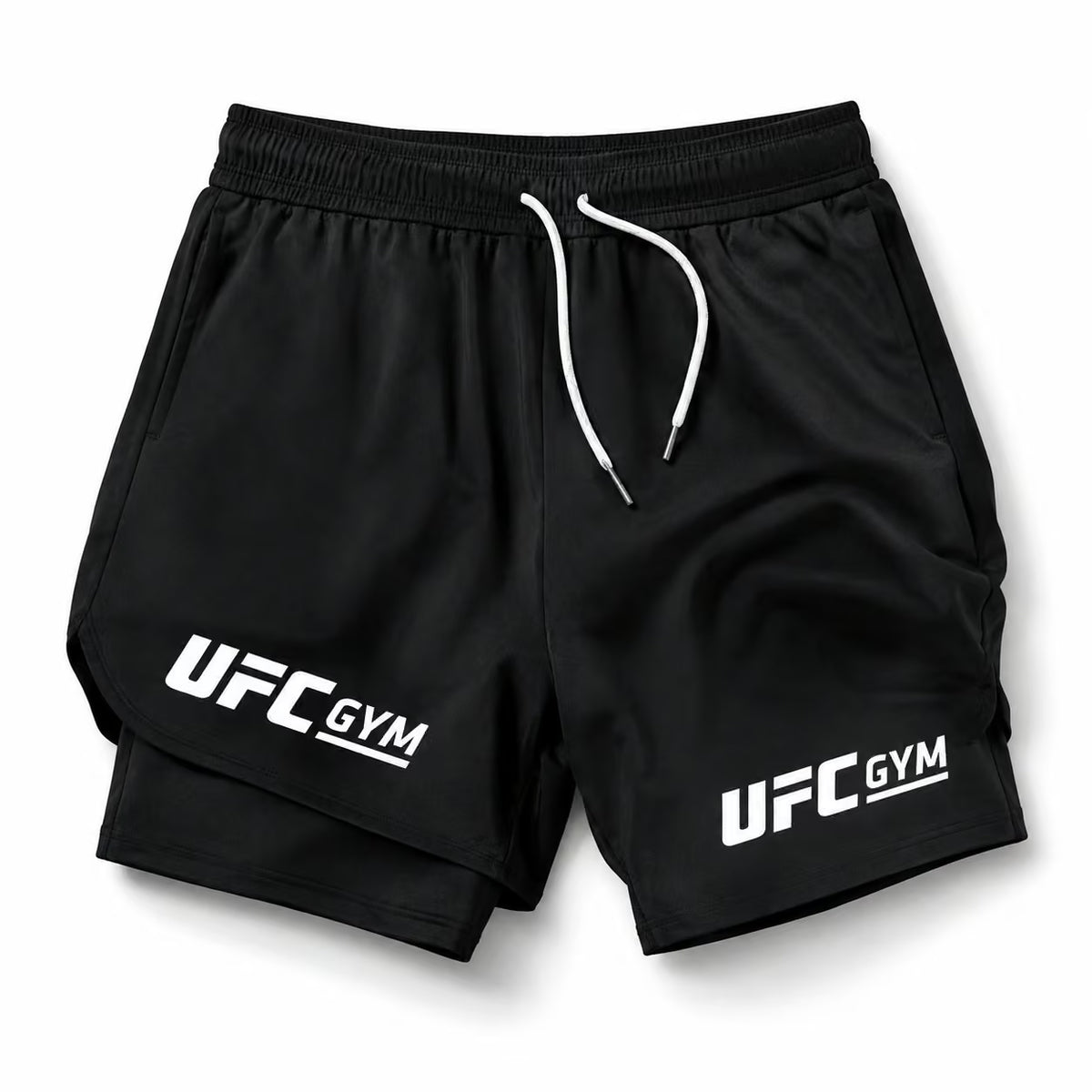 2-Layer MMA Compression Shorts | Muay Thai & Gym Training | SLIM Fit
