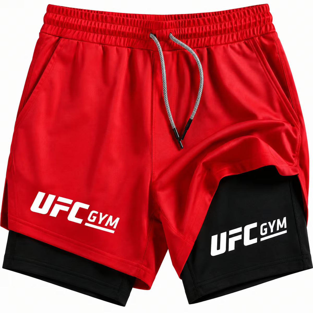 2-Layer MMA Compression Shorts | Muay Thai & Gym Training | SLIM Fit