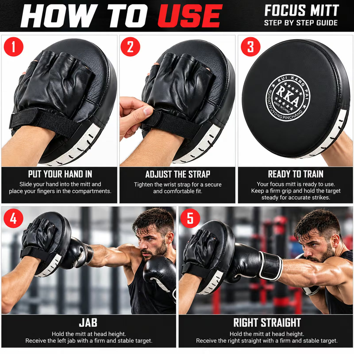 Ultra Focus Boxing Pads | Premium Training Mitts for Boxing, MMA & Muay Thai