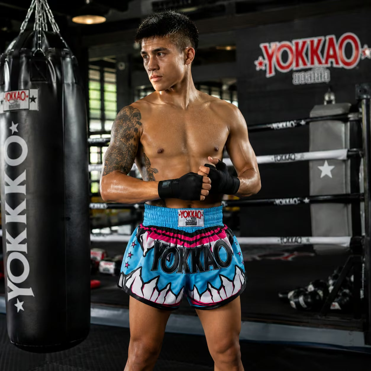 YOKKAO Design Muay Thai Boxing Shorts | Thai Kickboxing K1 Training Fight Shorts