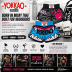 YOKKAO Design Muay Thai Boxing Shorts | Thai Kickboxing K1 Training Fight Shorts