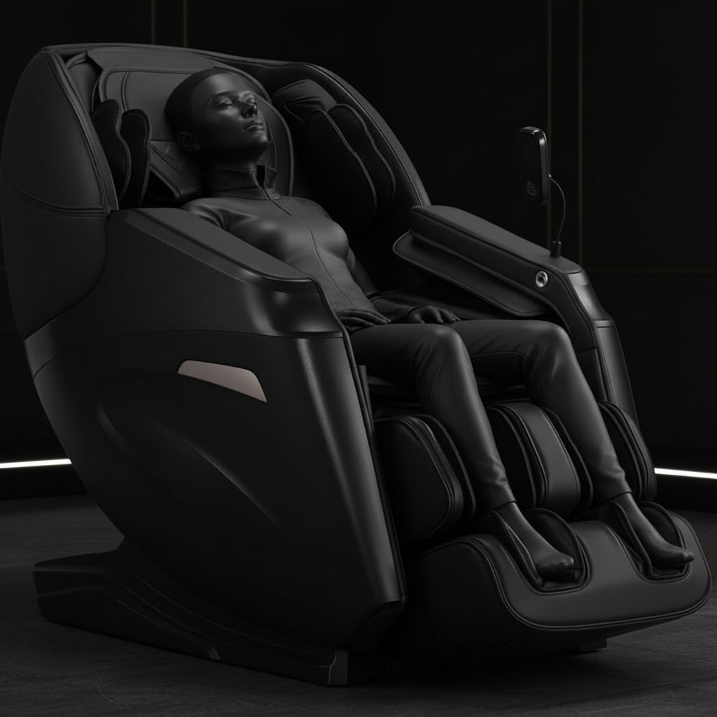 Bugatti Luxury Full-Body Massage Chair | Zero Gravity, Heating & AI Voice Control - FitZone360
