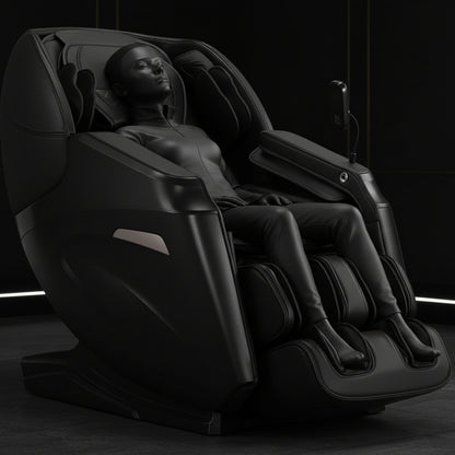 Bugatti Luxury Full-Body Massage Chair | Zero Gravity, Heating & AI Voice Control - FitZone360