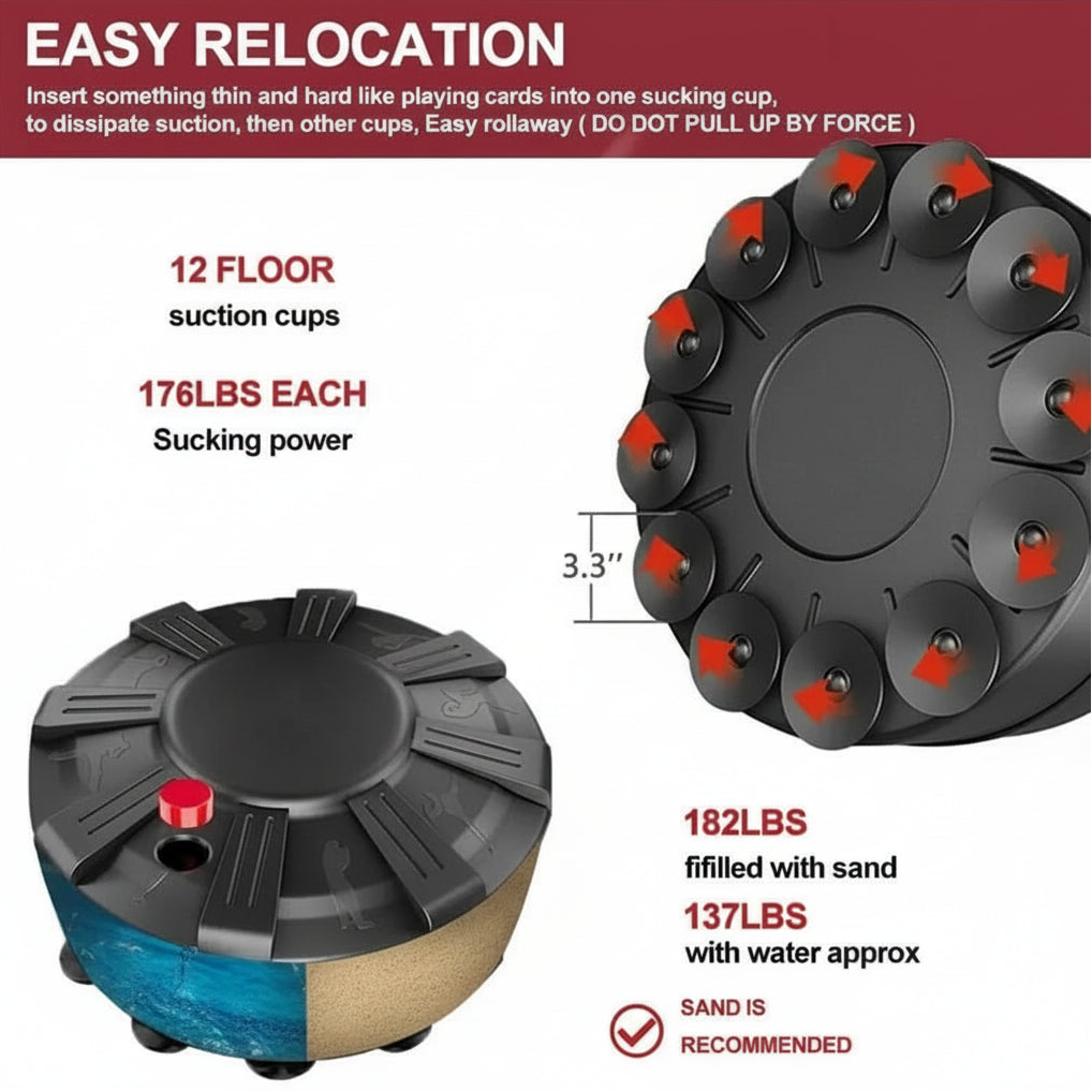 HEAVY-DUTY | Freestanding Punch Bag | Ideal for Adults, Boxers & Martial Artists - FitZone360