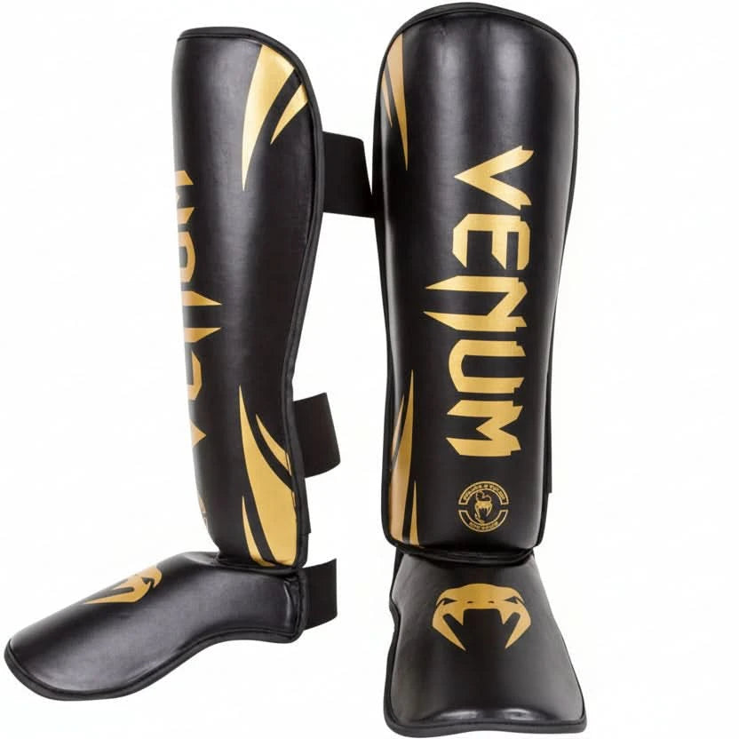 Venum Shin guards for muay thai boxing by fitzone360 ltd
