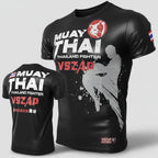 Fashion Muay Thai Sports T-Shirt | Lightweight, Breathable Fitness & Combat Training Tee - FitZone360