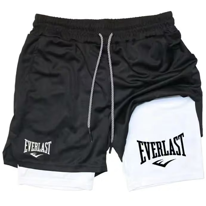 Everlast 2-Layer Slim Fit Training Shorts | Perfect For Gym
