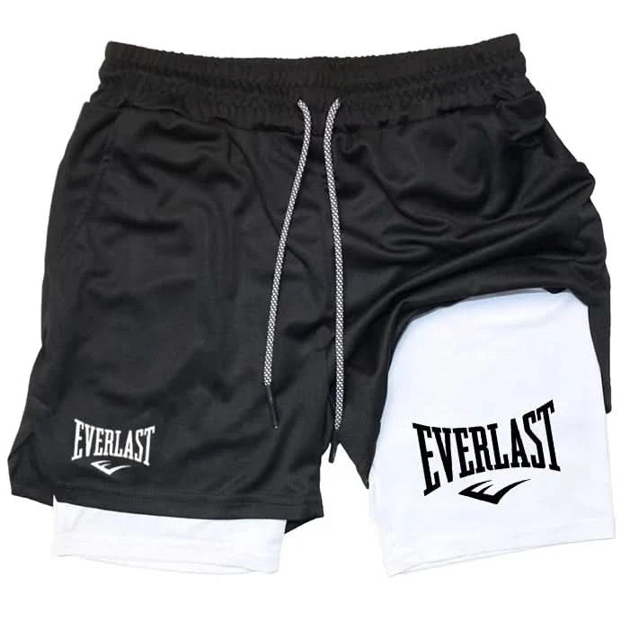 Everlast 2-Layer Slim Fit Training Shorts | Perfect For Summer - FitZone360