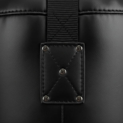 Black punching bag with 'Faitek' branding on a white background