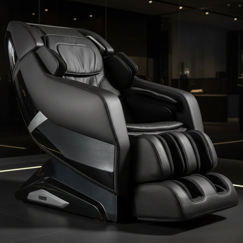 Bugatti Luxury Full-Body Massage Chair | Zero Gravity, Heating & AI Voice Control - FitZone360