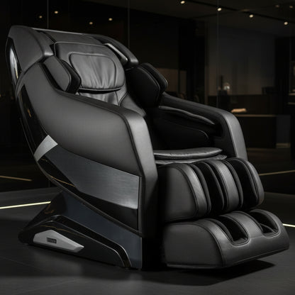 Bugatti Luxury Full-Body Massage Chair | Zero Gravity, Heating & AI Voice Control - FitZone360