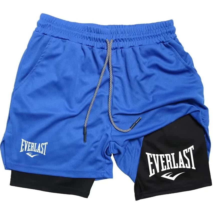 Everlast 2-Layer Slim Fit Training Shorts | Perfect For Summer - FitZone360