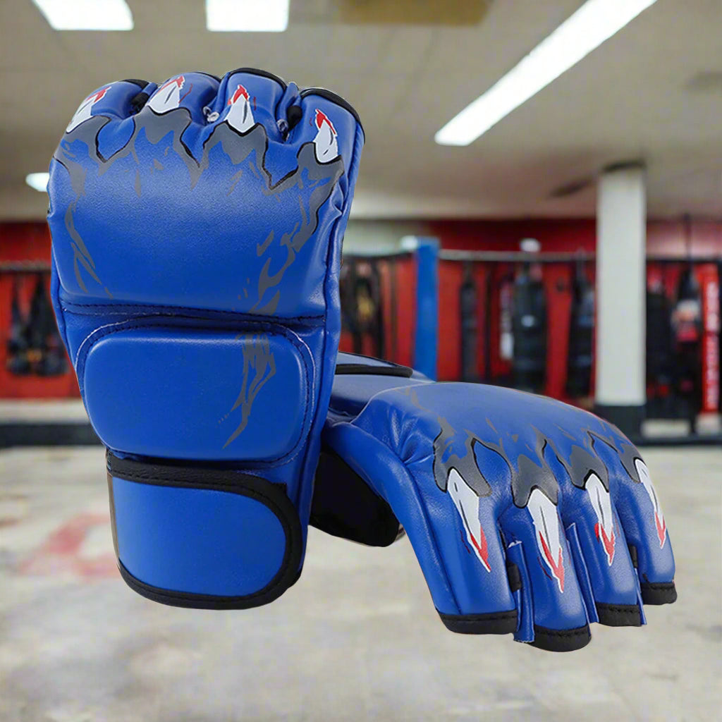MMA 4oz Boxing UFC Style Mixed Martial Arts Gloves for Men/Women/Kids - FitZone360