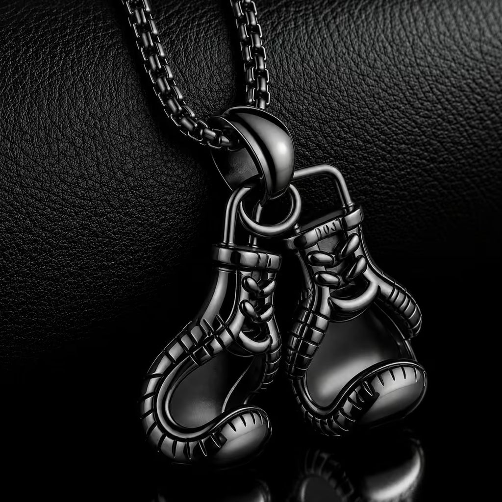 Vintage Boxing Chain Gold Plated Necklace