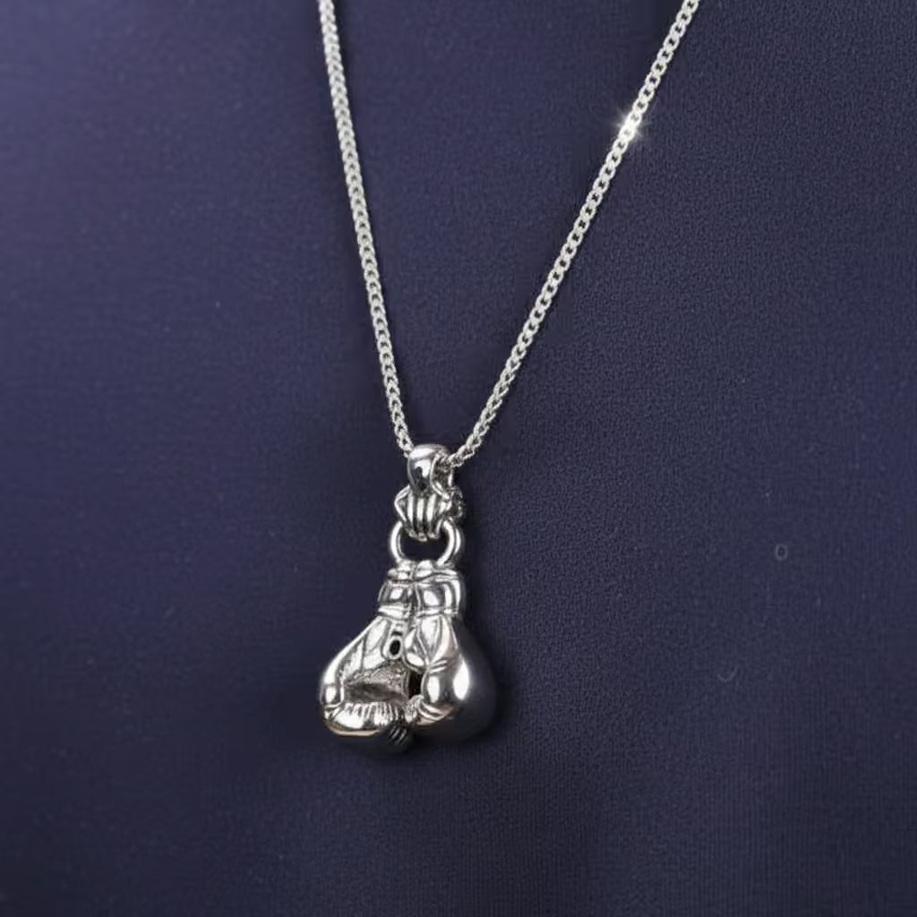 Vintage Boxing Chain Gold Plated Necklace