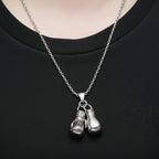 Vintage Boxing Chain Gold Plated Necklace