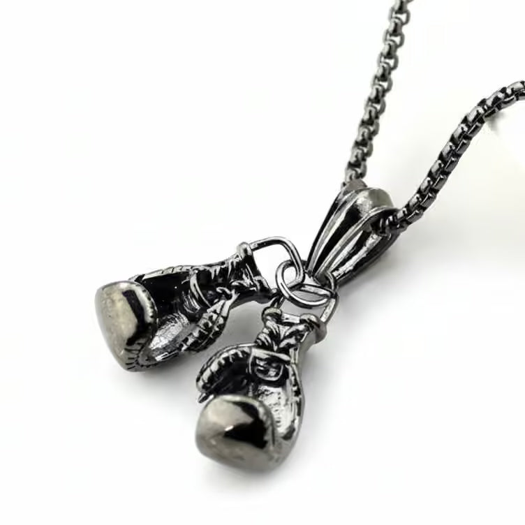 Vintage Boxing Chain Gold Plated Necklace