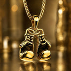 Vintage Boxing Chain Gold Plated Necklace
