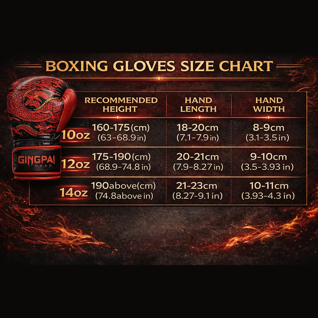 Red Dragon Style Boxing Gloves 10oz–14oz | MMA Muay Thai Training Gloves