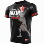 Fashion Muay Thai Sports T-Shirt | Lightweight, Breathable Fitness & Combat Training Tee - FitZone360