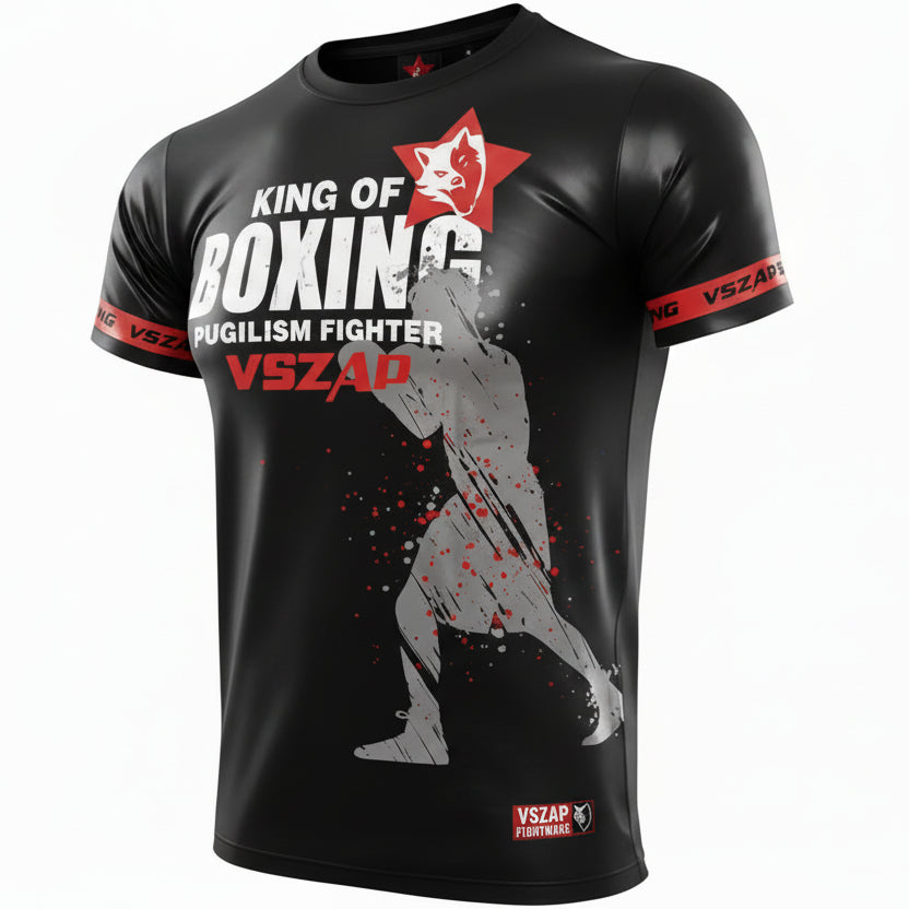 Fashion Muay Thai Sports T-Shirt | Lightweight, Breathable Fitness & Combat Training Tee - FitZone360