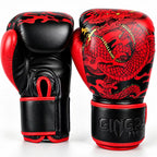 Red Dragon Style Boxing Gloves 10oz–14oz | MMA Muay Thai Training Gloves