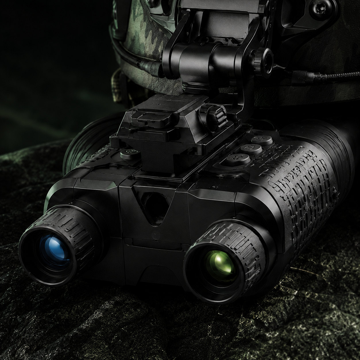 NV8160 1080P Digital Infrared Night Vision Binoculars with Helmet Mount