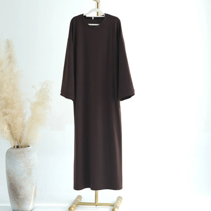 Casual Muslim Abaya Sweatshirt Dress for Women | Modest Daily Wear - FitZone360