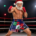 Christmas Style MMA Muay Thai Kickboxing Shorts