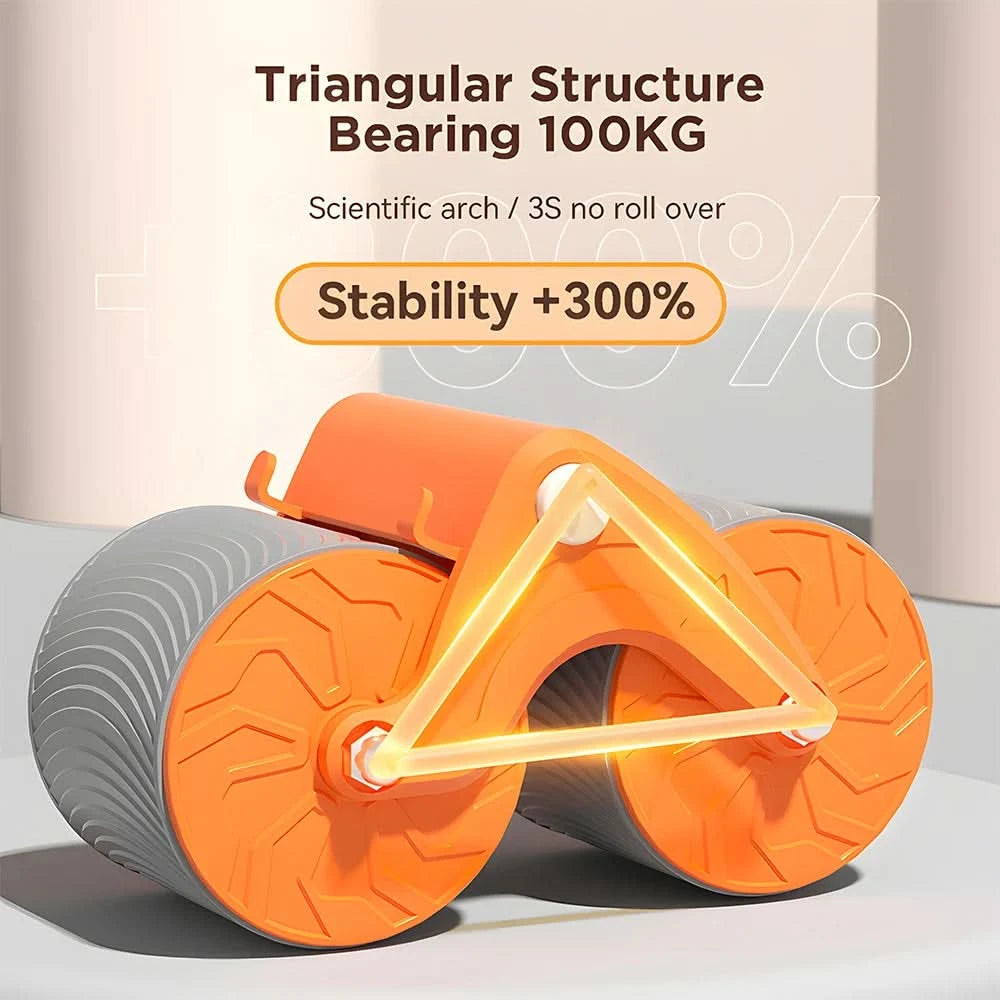 Abdominal Roller Ultra-Stable | Core Strength & Full-Body Workout for Home & Gym - FitZone360