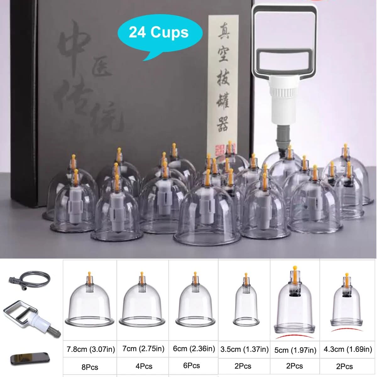 Chinese Cupping Therapy Set | Traditional Wellness & Relaxation - FitZone360