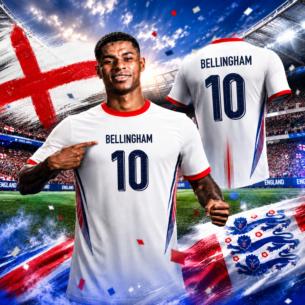 2026 England-Inspired Football Fan Shirt
