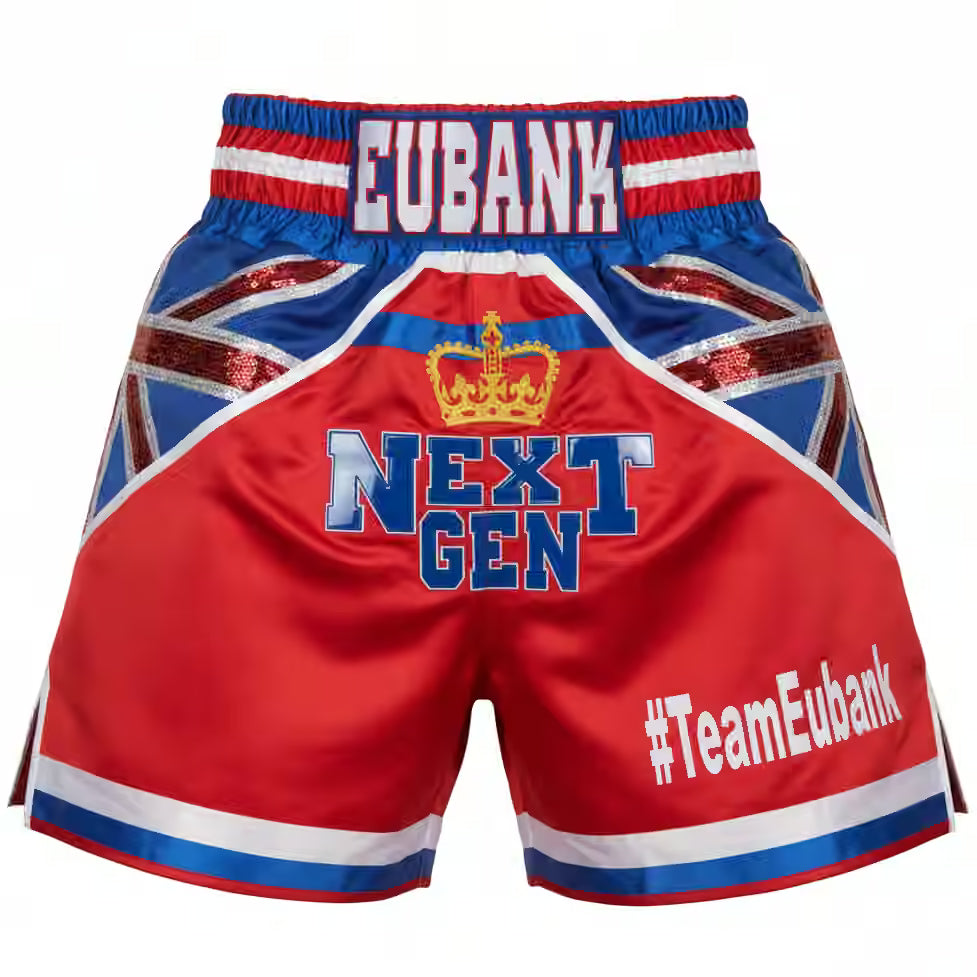 Frank Bruno & Team Eubank Inspired Boxing Shorts | British Legacy Fight Edition