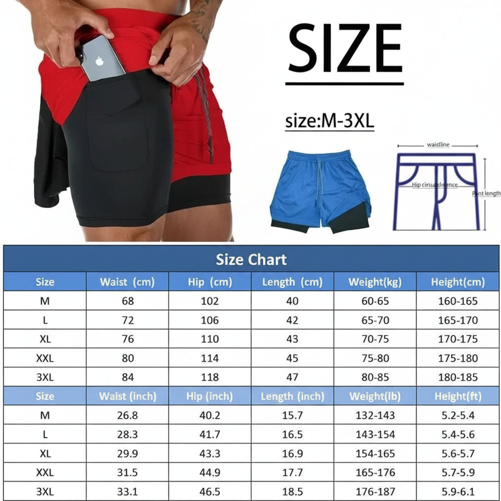 Everlast 2-Layer Compression Training Shorts | Boxing, MMA & Muay Thai - FitZone360