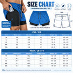 Everlast 2 Layer Training Shorts | 2-in-1 Boxing, MMA & Gym Shorts