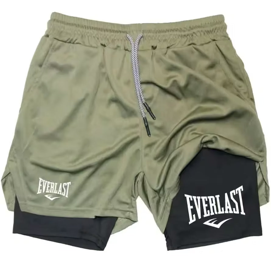 Everlast 2-Layer Slim Fit Training Shorts | Perfect For Gym