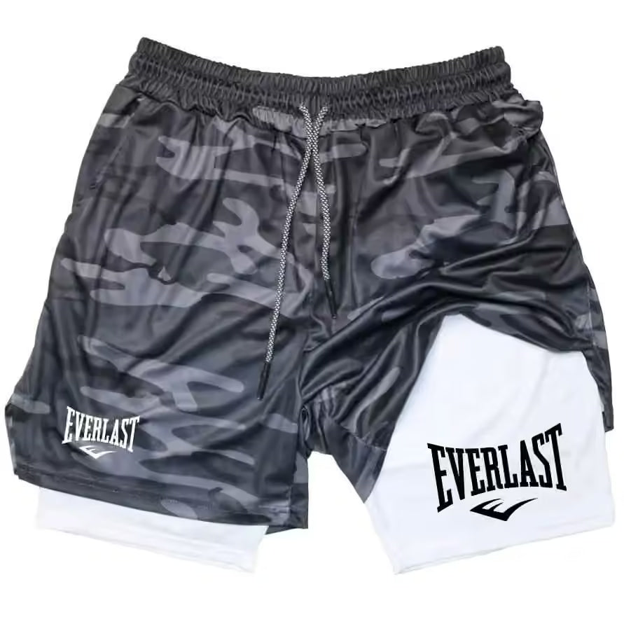 Everlast 2-Layer Slim Fit Training Shorts | Perfect For Gym