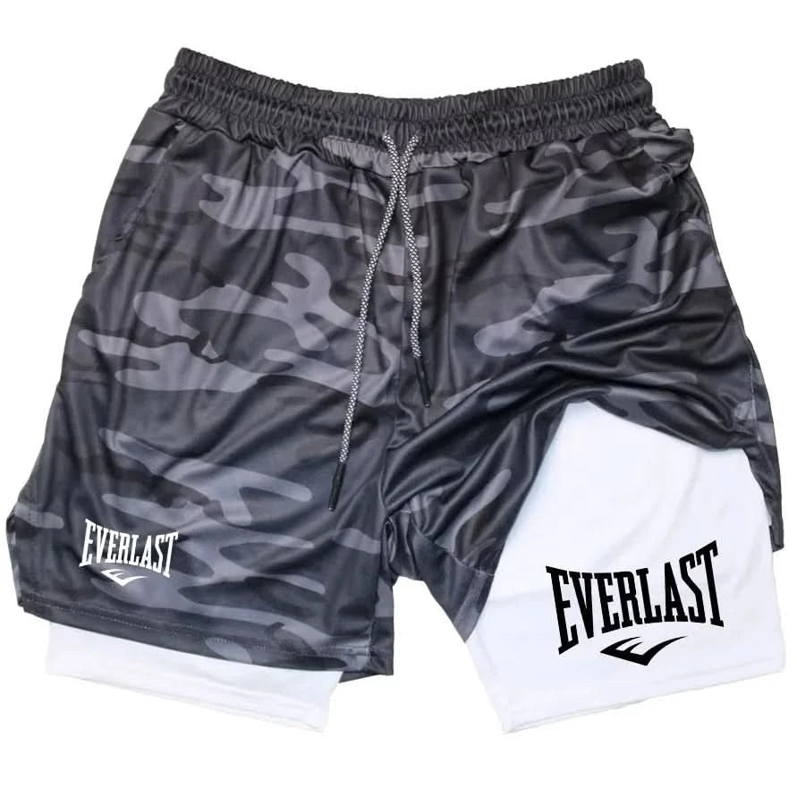Everlast 2-Layer Slim Fit Training Shorts | Perfect For Summer - FitZone360