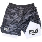 Everlast 2-Layer Slim Fit Training Shorts | Perfect For Summer - FitZone360