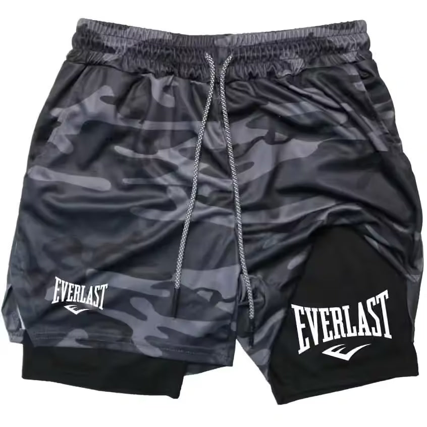 Everlast 2-Layer Slim Fit Training Shorts | Perfect For Gym
