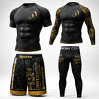 MMA & BJJ Training Set | Rash Guard Tops | Shorts for Jiu Jitsu