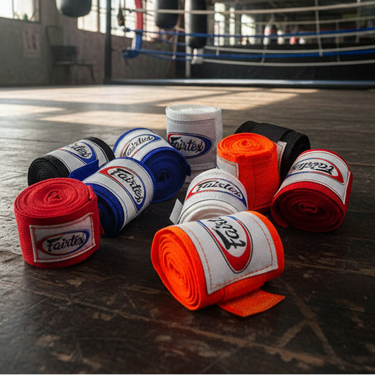 Fairtex Hand Wraps | Professional Wrist & Knuckle Support for Boxing, Muay Thai & MMA - FitZone360