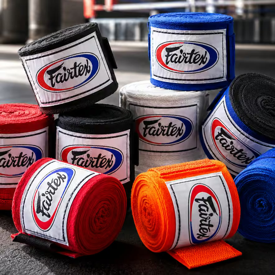Fairtex Hand Wraps | Professional Wrist & Knuckle Support for Boxing, Muay Thai & MMA