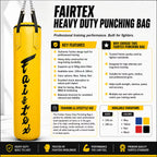 Fairtex Boxing Punching Bag 150cm & 180cm | Heavy Duty-Up to 50kg