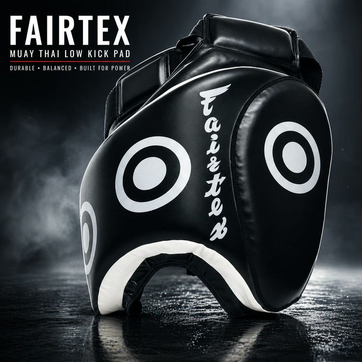 Muay Thai Thigh-Strap Low Kick Pad (Perfect for Coaches)