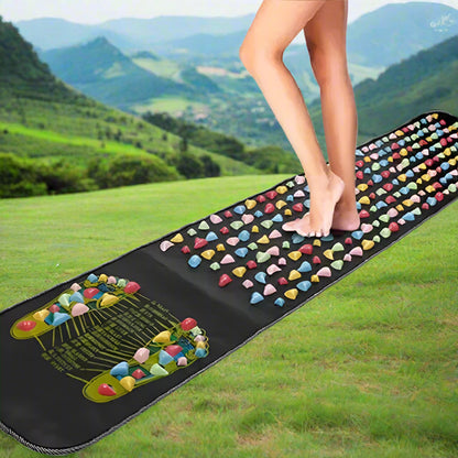 "Finger Pressure Foot Massage Pad | Soft Stone Acupressure Board for Health & Reflexology"🌿 - FitZone360