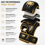 Venum MMA 4oz Boxing Gloves | Black & Gold